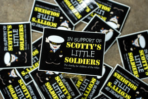 Scotty's Little Soldiers Charity Merchandise Navy Sticker