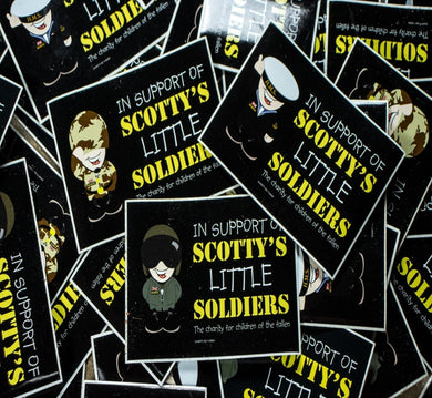 Scotty's Little Soldiers Charity Merchandise Army Navy RAF Sticker