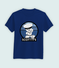 Load image into Gallery viewer, Retro Navy Scotty Tee